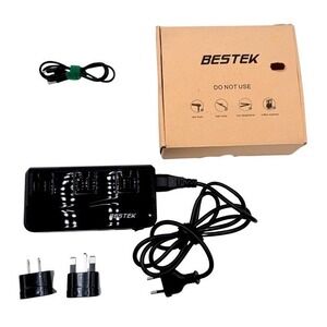 BESTEK Universal Travel Adapter & 220V to 110V Voltage Converter Tested Working